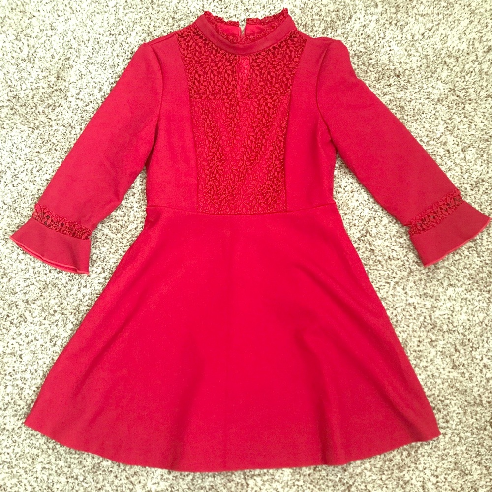 Zara half sleeve dress